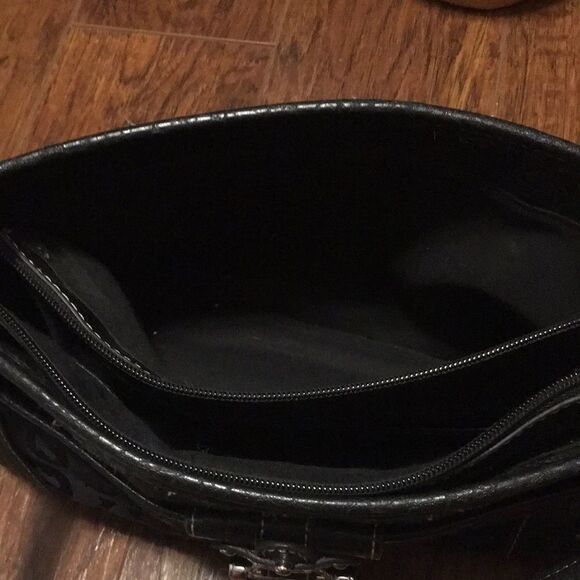 Eitienne Aigner Black Logo Purse - Good Preowned Condition - Picture 12 of 13